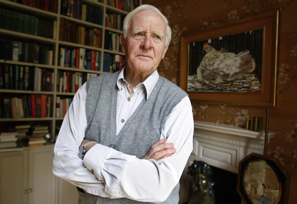 John le Carre at his home in London in 2008. Le Carre’s novels laid bare the futility of the decades of struggle for dominance between the US and the Soviet Union. Photo: AP