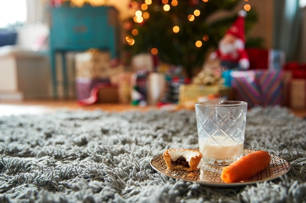 Some families leave a little ‘gift’ for Santa Claus. Photo: Shutterstock