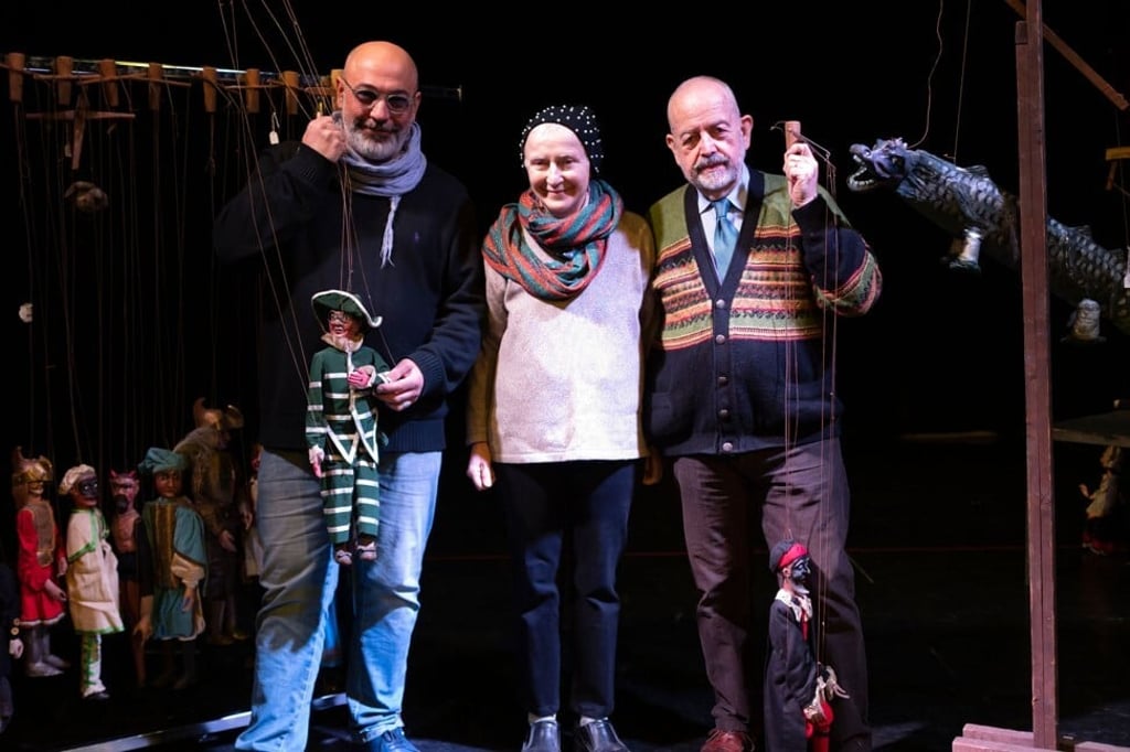 From left: Marco, Maria Rosa and Augusto Grilli. Photo: Marco Bertorello/AFP From left: Marco, Maria Rosa and Augusto Grilli. Photo: Marco Bertorello/AFP