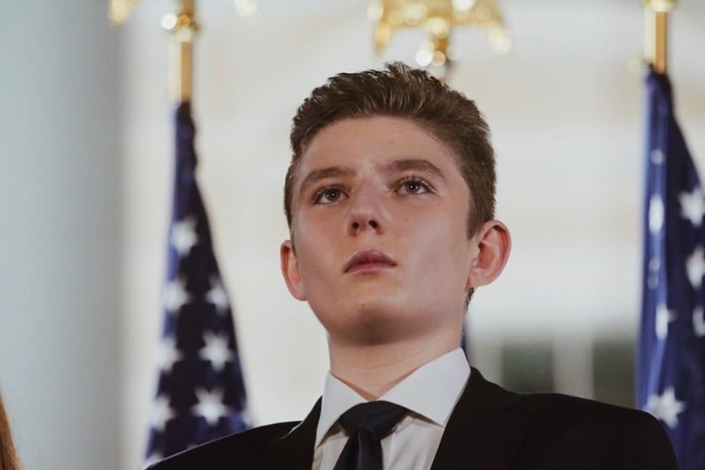 Barron Trump has a unique future ahead. Photo: @barronupdate/Instagram
