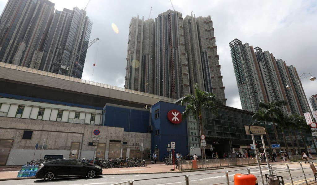 NWD’s Pavilia Farm atop the Tai Wai MTR Station. Photo: Xiaomei Chen