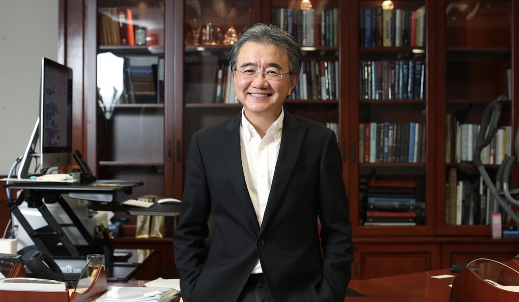 Baptist University president Roland Chin says he is retiring because of his age, not politics. Photo: Xiaomei Chen Baptist University president Roland Chin says he is retiring because of his age, not politics. Photo: Xiaomei Chen