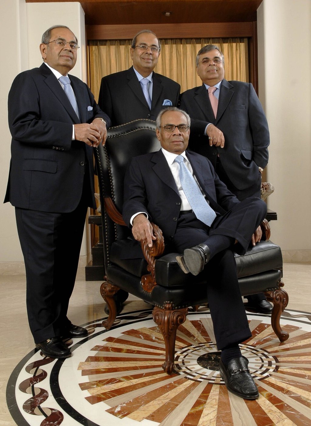 The Hinduja brothers. Photo: @EasternEye/Twitter The Hinduja brothers. Photo: @EasternEye/Twitter
