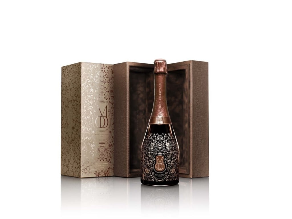Drake’s Mod Selection Reserve Vintage 2008 champagne. Photo: handout