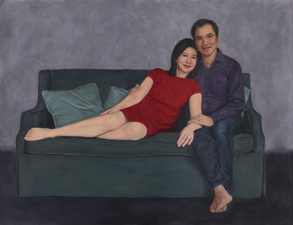 Portrait of Frank Tang and his wife Cherry by Fanny Rush. Photo: Courtesy of the artist
