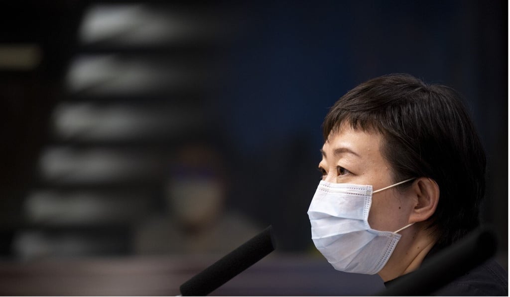 Dr Chuang Shuk-kwan, head of the Centre for Health Protection’s communicable disease branch. Photo: Warton Li Dr Chuang Shuk-kwan, head of the Centre for Health Protection’s communicable disease branch. Photo: Warton Li