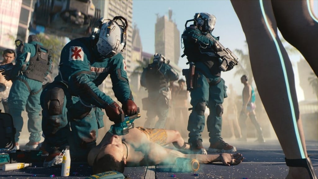 A screenshot from Cyberpunk 2077. Photo: CD Projekt