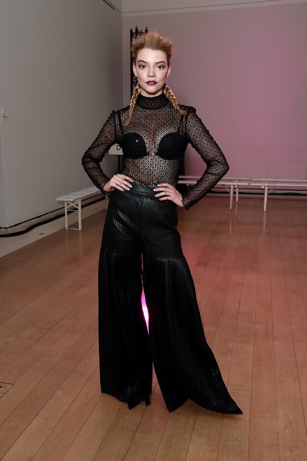 Anya Taylor-Joy, star of Netflix’s The Queen’s Gambit, in Huishan Zhang at London Fashion Week in 2018. Photo: Getty Images