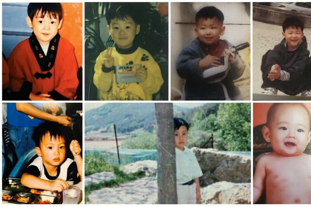 The seven members of BTS during their childhoods. All together now: awww. Photos: @bangtan__armyyyyy/Instagram