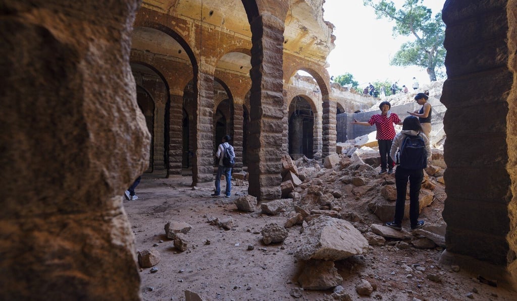 Visitors at the service reservoir in Shek Kip Mei’s Bishop’s Hill. Photo: Winson Wong Visitors at the service reservoir in Shek Kip Mei’s Bishop’s Hill. Photo: Winson Wong