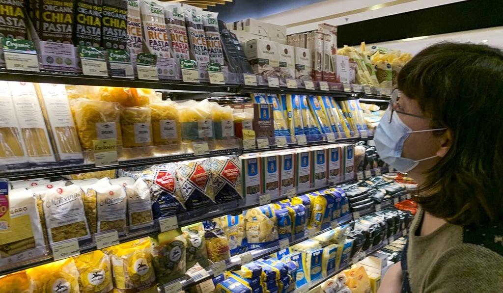 Consumers were advised to check the expiration date on pasta packaging and look for signs of mould or contamination before they buy. Photo: Dickson Lee