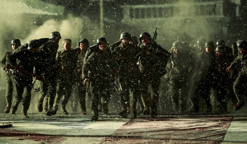 A still from the war epic The Eight Hundred, which made US$461.34 million in ticket sales. Photo: Handout A still from the war epic The Eight Hundred, which made US$461.34 million in ticket sales. Photo: Handout