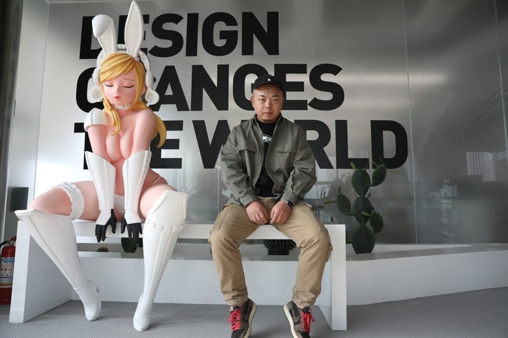 Pop Mart design director Xuan Yilang at a Pop Mart shop in Beijing. He joined the company two years after it was founded in 2010. Photo: Simon Song