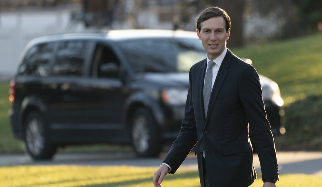 Jared Kushner, senior White House adviser, walks on the South Lawn of the White House in December. Photo: Bloomberg