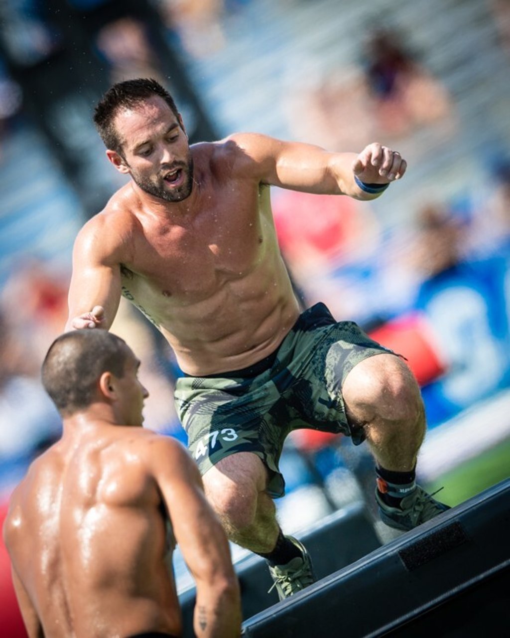 Rich Froning is apparently not talking to Mat Fraser. Photo: Michael Valentin