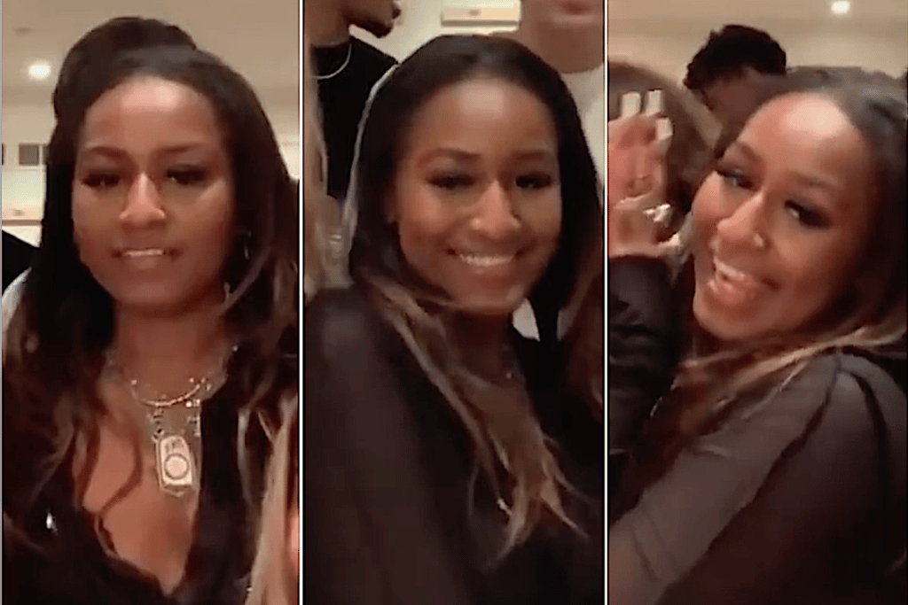 Screenshots of Sasha Obama’s TikTok videos. Photos: @pixiestick222/TikTok