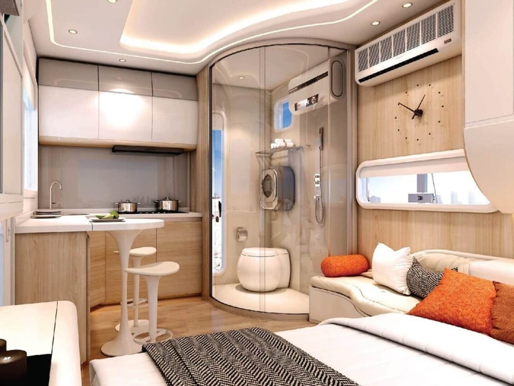 Inside the Nestron Cube Two. Photo: Nestron