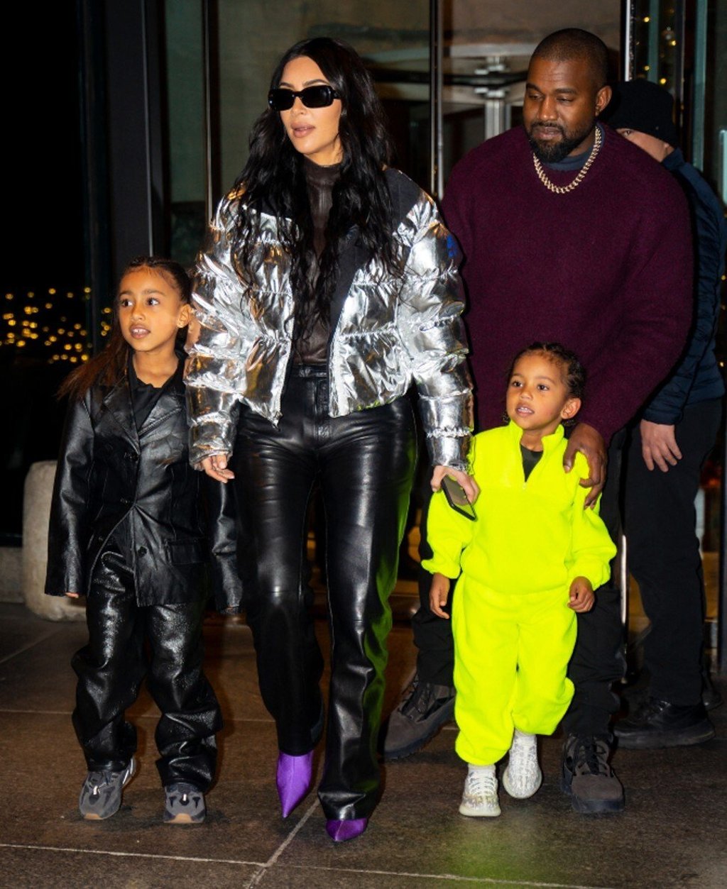 Kimye and family. Photo: Buro MY
