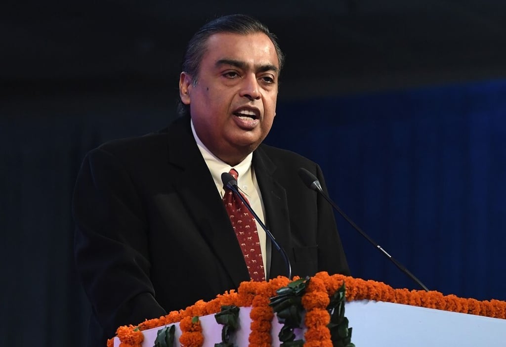 Mukesh Ambani has seen his wealth double in the past decade. Photo: AFP