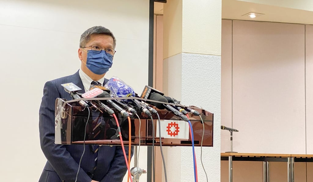 Professor Chan Ka-lok, chairman of the Housing Authority’s finance committee, discusses its budget on Friday. Photo: Gigi Choy