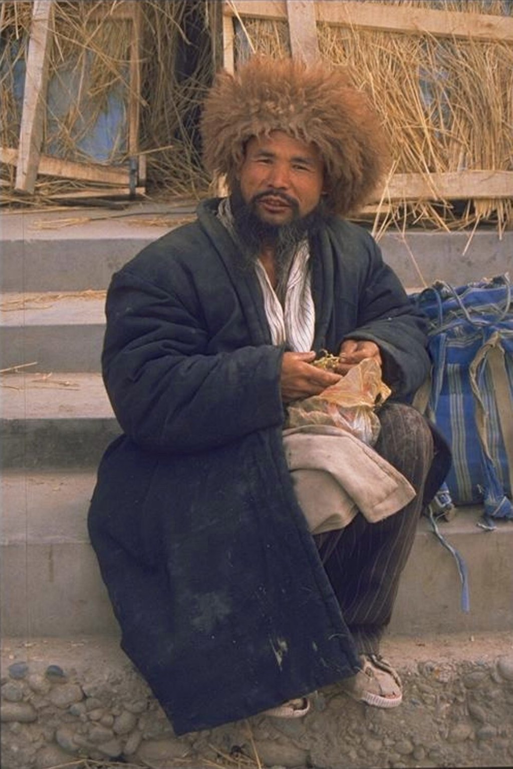 A Uygur man in a town on the south side of the Taklamakan Desert, in 1995. Photo: Peter Neville-Hadley