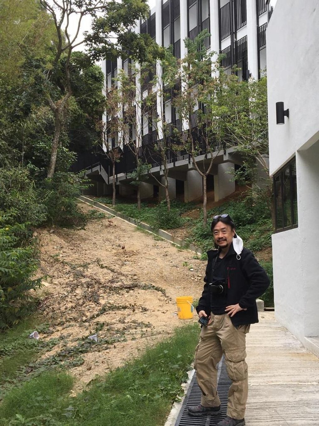 Lee, of Index Architecture, at Christian Zheng Sheng College in Chi Ma Wan, Lantau Island. The architect volunteered to design the college. Lee, of Index Architecture, at Christian Zheng Sheng College in Chi Ma Wan, Lantau Island. The architect volunteered to design the college.