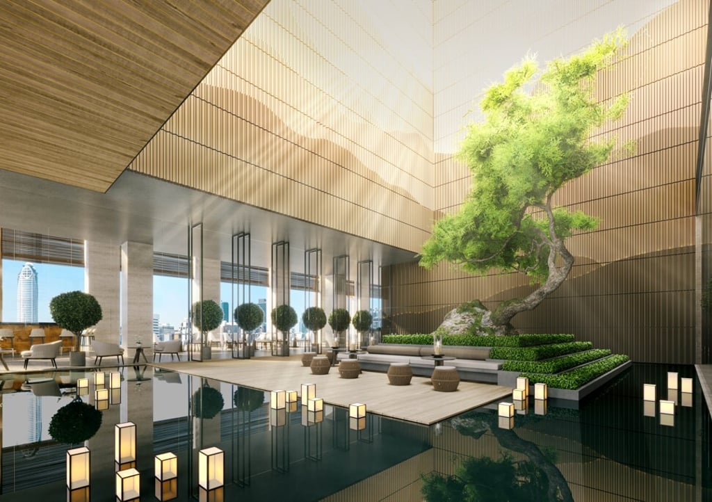 A rendering of Aman Nai Lert Bangkok, which will comprise 50 residences. Photo: Handout