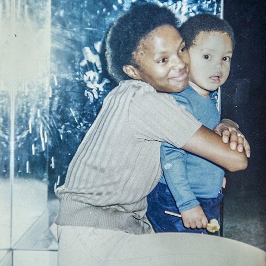 A young Trevor Noah and his mother. Photo: @trevornoah/Instagram