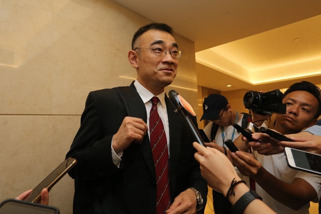 Thomas So Shiu-tsung, then president of the Law Society Council, after the guild election on May 31, 2018. Photo: Dickson Lee Thomas So Shiu-tsung, then president of the Law Society Council, after the guild election on May 31, 2018. Photo: Dickson Lee