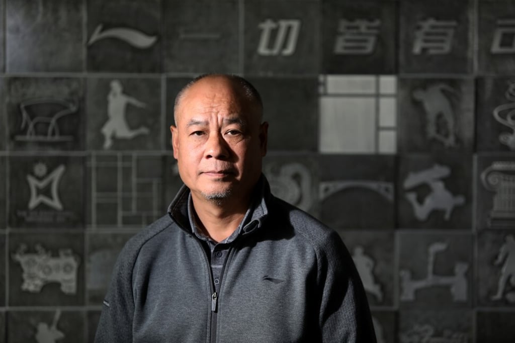 Li Ning during an interview at his company in Beijing on Monday April 29, 2019. Photo: Simon Song Li Ning during an interview at his company in Beijing on Monday April 29, 2019. Photo: Simon Song