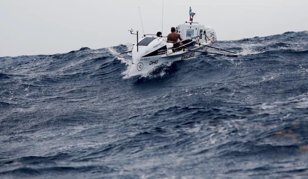 When the winds are favourable the pair can surf towards Antigua, but when it dies the boat feels like a it is full of bricks. Photo: Atlantic Campaigns/Yacht Skye When the winds are favourable the pair can surf towards Antigua, but when it dies the boat feels like a it is full of bricks. Photo: Atlantic Campaigns/Yacht Skye