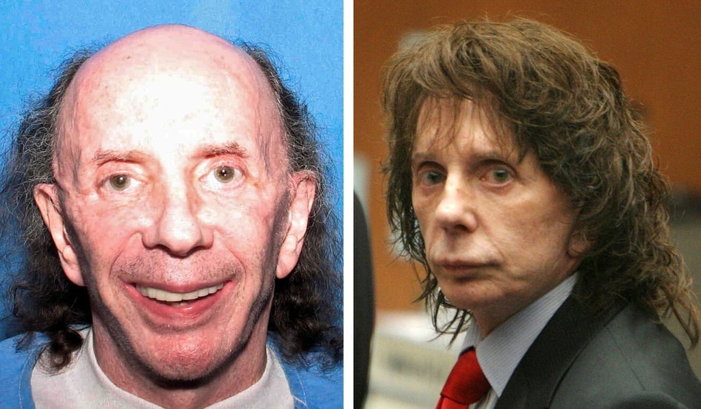 A combination photo shows music producer Phil Spector (left) in a handout released by the California Department of Corrections and Rehabilitation in 2013 and Spector in court after he was convicted of second-degree murder in Los Angeles in 2009. Photo: Reuters A combination photo shows music producer Phil Spector (left) in a handout released by the California Department of Corrections and Rehabilitation in 2013 and Spector in court after he was convicted of second-degree murder in Los Angeles in 2009. Photo: Reuters