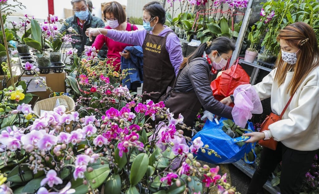 This year’s Lunar New Year flower fairs will be held at their usual locations after florists objected to being moved to less-prominent parts of the city. Photo: Nora Tam