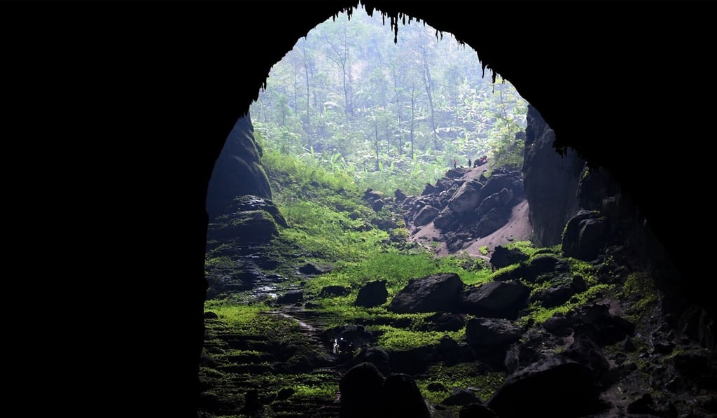 An entrance to Son Doong, one of the world's largest natural caves. Photo: AFP An entrance to Son Doong, one of the world's largest natural caves. Photo: AFP