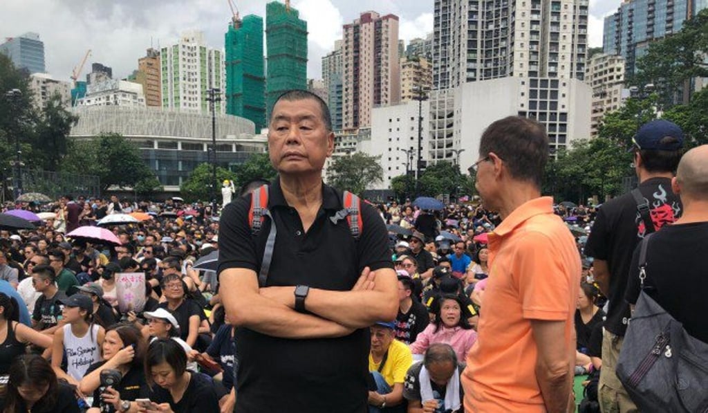 David Perry was to handle the trial of tycoon Jimmy Lai (pictured) and eight others for their role in an illegal protest in 2019. Photo: Handout David Perry was to handle the trial of tycoon Jimmy Lai (pictured) and eight others for their role in an illegal protest in 2019. Photo: Handout