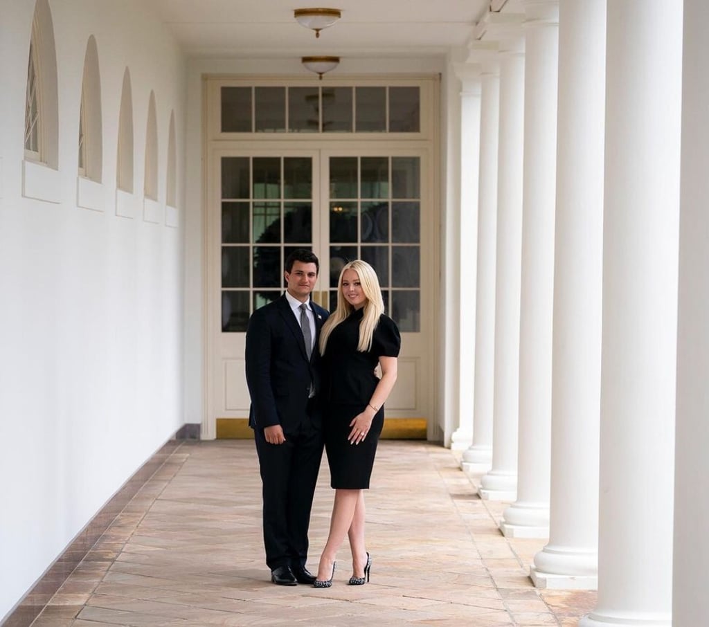 Tiffany Trump and Michael Boulos. Photo: @tiffanytrump/Instagram Tiffany Trump and Michael Boulos. Photo: @tiffanytrump/Instagram