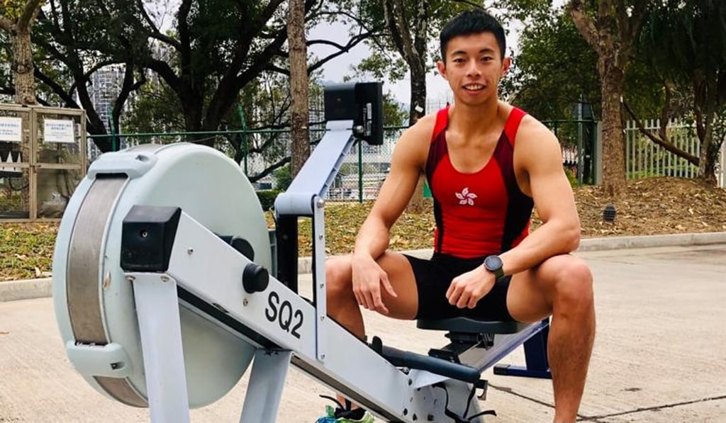 Leading Hong Kong rower Chiu Hin-chun, a silver medallist at the 2018 Asian Games. Photo: Rowing Association of Hong Kong, China Leading Hong Kong rower Chiu Hin-chun, a silver medallist at the 2018 Asian Games. Photo: Rowing Association of Hong Kong, China
