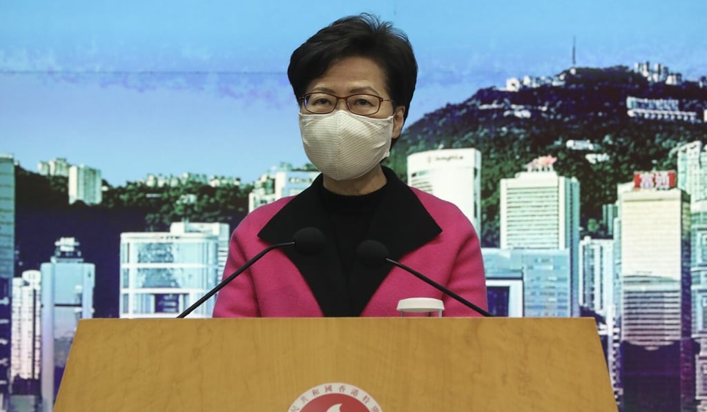 Chief Executive Carrie Lam Cheng Yuet-ngor said the government would cooperate with any response from Beijing to the BN(O) issue. Photo: May Tse
