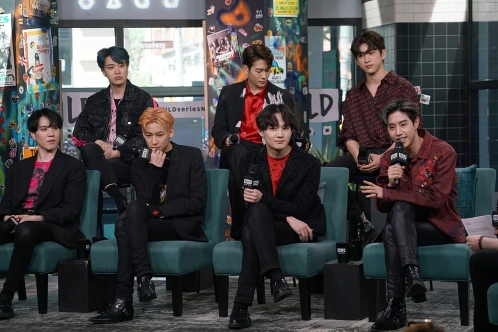 Got7 attend Build Series to discuss their tour at Build Studio in New York City in 2019. Photo: Getty Images