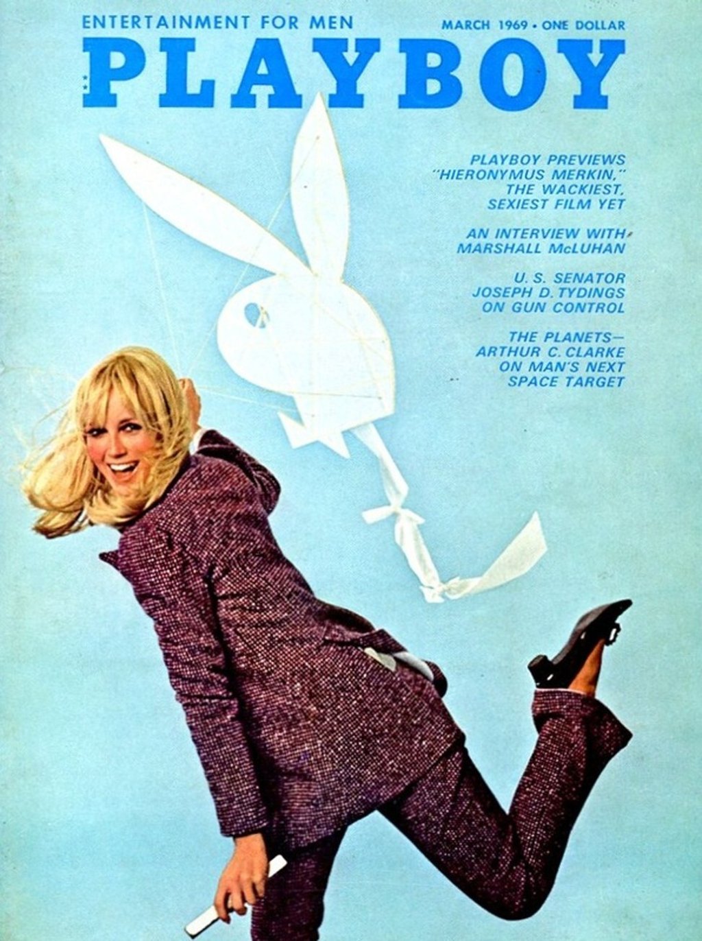 The March 1963 issue of Playboy featuring an interview with McLuhan. Photo: Playboy