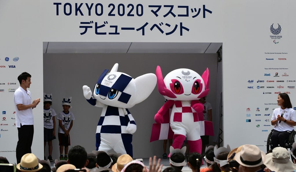 Mascots for the Tokyo 2020 Olympic Games at their debut event in July. Photo: AFP Mascots for the Tokyo 2020 Olympic Games at their debut event in July. Photo: AFP