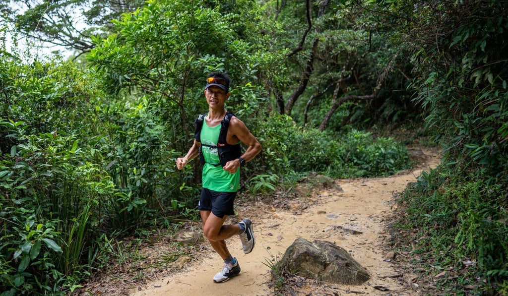 Stone Tsang Siu-keung sets the Wilson Trail ‘fastest known time’ as he prepares for the Hong Kong Four Trails Ultra Challenge. Photo: Asia Pacific Adventure