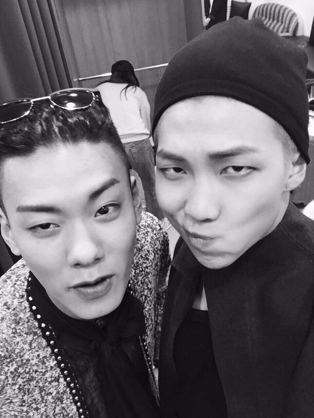 Selfie time for BTS’ RM and rapper Iron. @bts_twt/Twitter