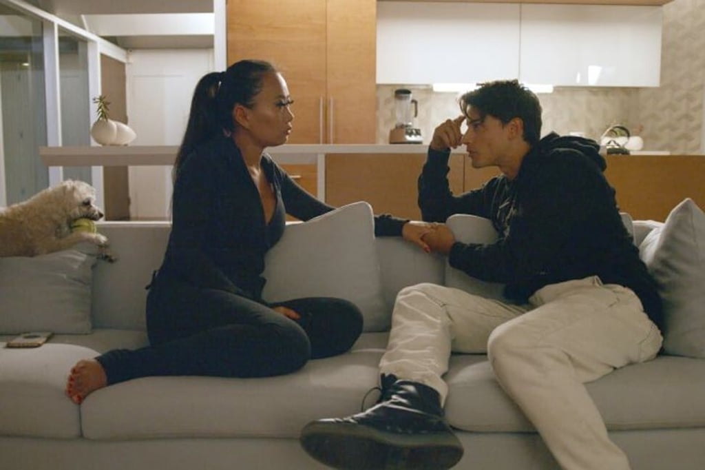 Drama on Bling Empire as Kelly Mi Li and Andrew Gray navigate their relationship. Photo: Netflix Drama on Bling Empire as Kelly Mi Li and Andrew Gray navigate their relationship. Photo: Netflix