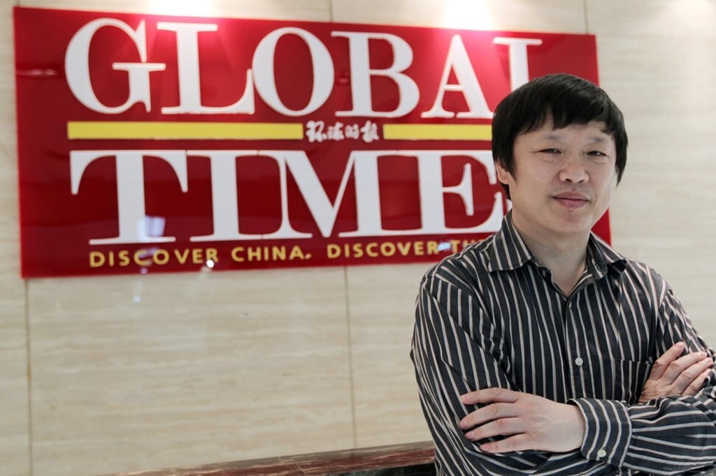 Hu Xijin, chief editor of Global Times, is known for his often bellicose commentary in the state-owned tabloid. Photo: Simon Song