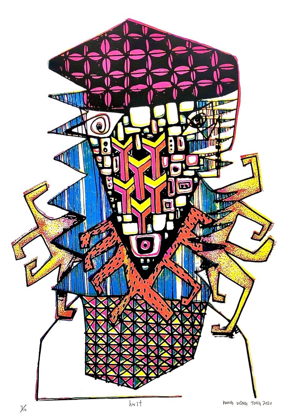 Hwit, by Tong. Photo: courtesy of Sin Sin Fine Art / Wong Tong