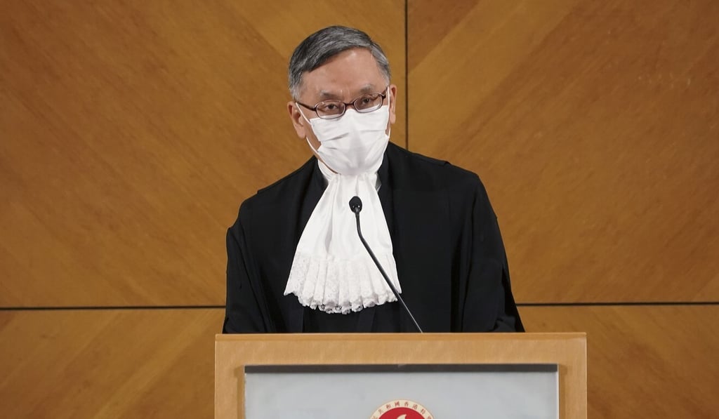 New Chief Justice of the Court of Final Appeal Andrew Cheung will be among the five judges to hear Monday’s case. Photo: Felix Wong