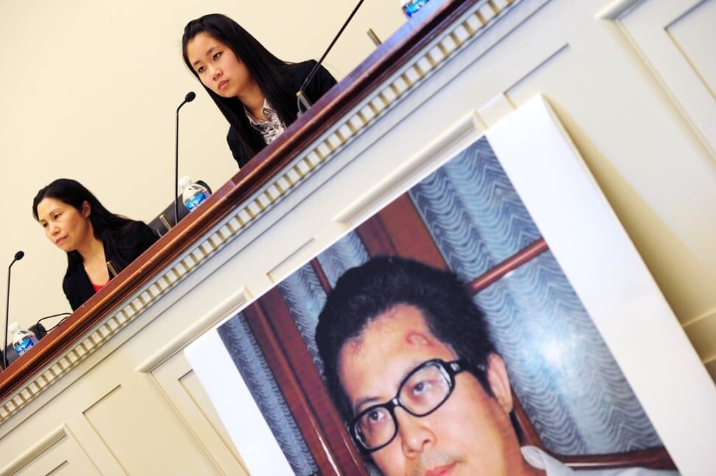 Zhang Qing (left) and her daughter Yang Tianjiao speak at a press conference in Washington in 2013. Photo: AFP Zhang Qing (left) and her daughter Yang Tianjiao speak at a press conference in Washington in 2013. Photo: AFP