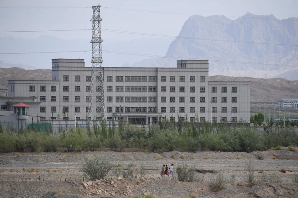 A facility believed to be a re-education camp where mostly Muslim ethnic minorities are detained, in Artux, north of Kashgar in China’s western Xinjiang region. Photo: AFP