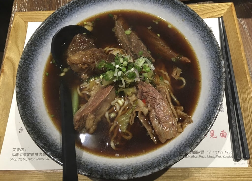 Beef noodles is a popular winter dish in Hong Kong. Photo: Sarah Zheng Beef noodles is a popular winter dish in Hong Kong. Photo: Sarah Zheng